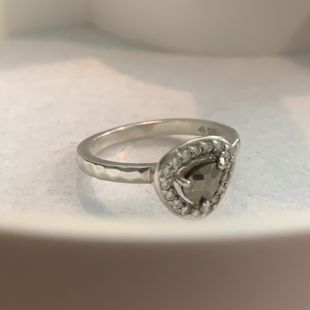 Silpada Silver Ring with Clear Gemstone - Picture 4 of 7